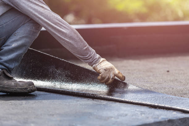 Professional Waterproofing technician working in Lyndonville, NY